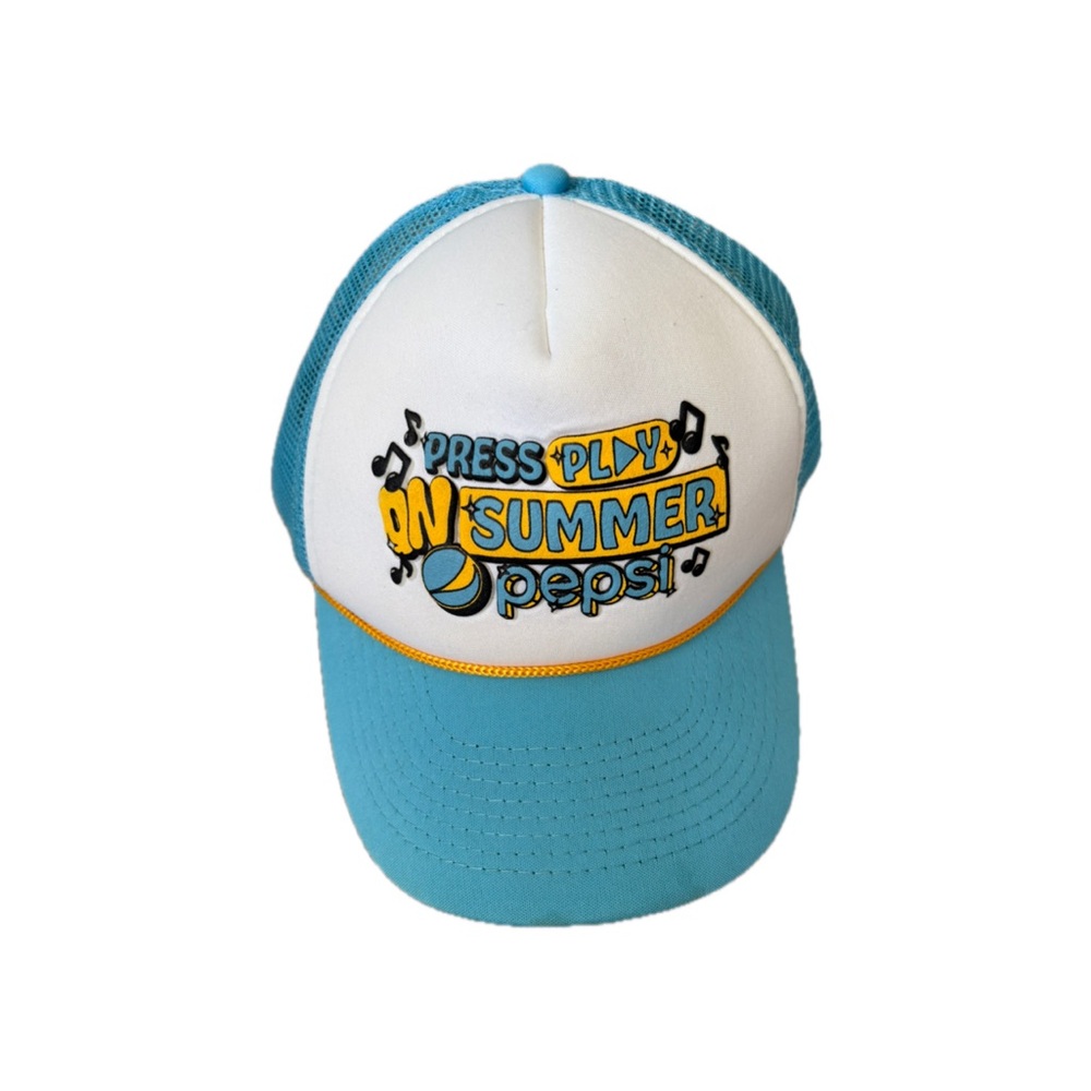 Pepsi Blue and White Summer Cap